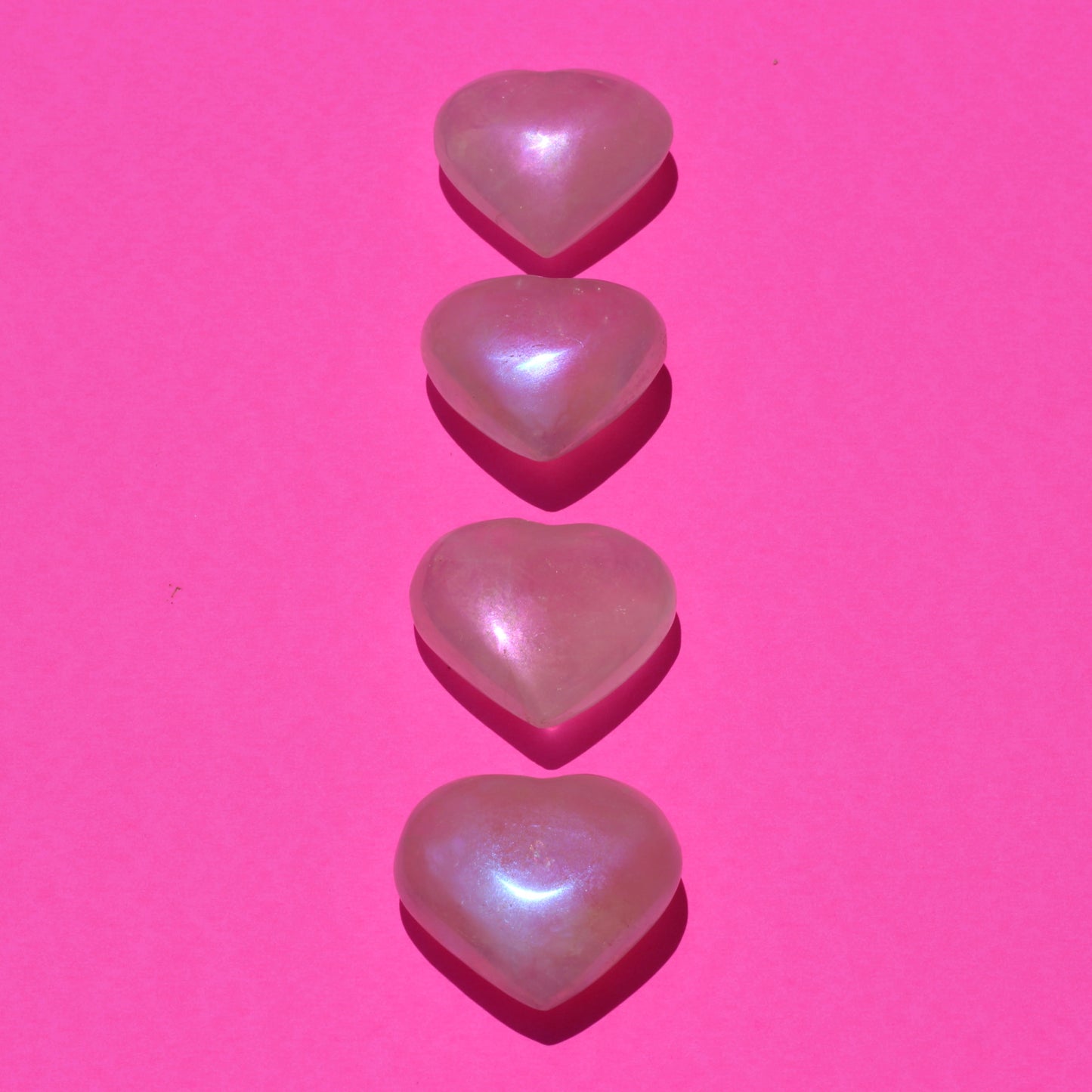 Aura Rose Quartz (Mini Hearts) - Emit Energy
