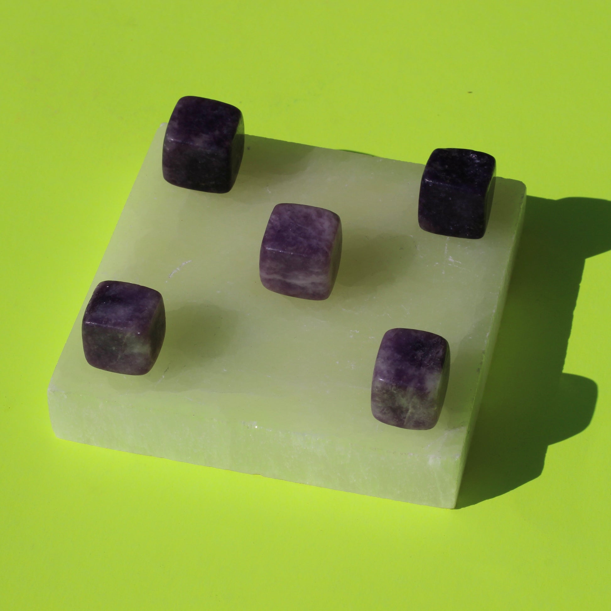 Lepidolite (Cube Tumbles) - Emit Energy