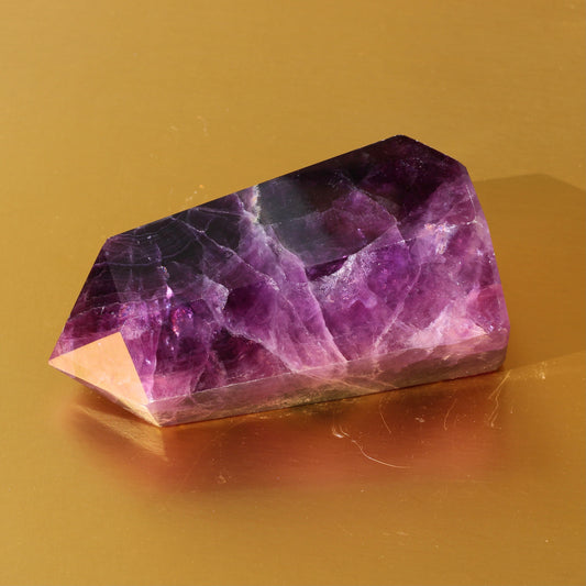 Purple Fluorite Point (No.7) (Extra High Quality) - Emit Energy