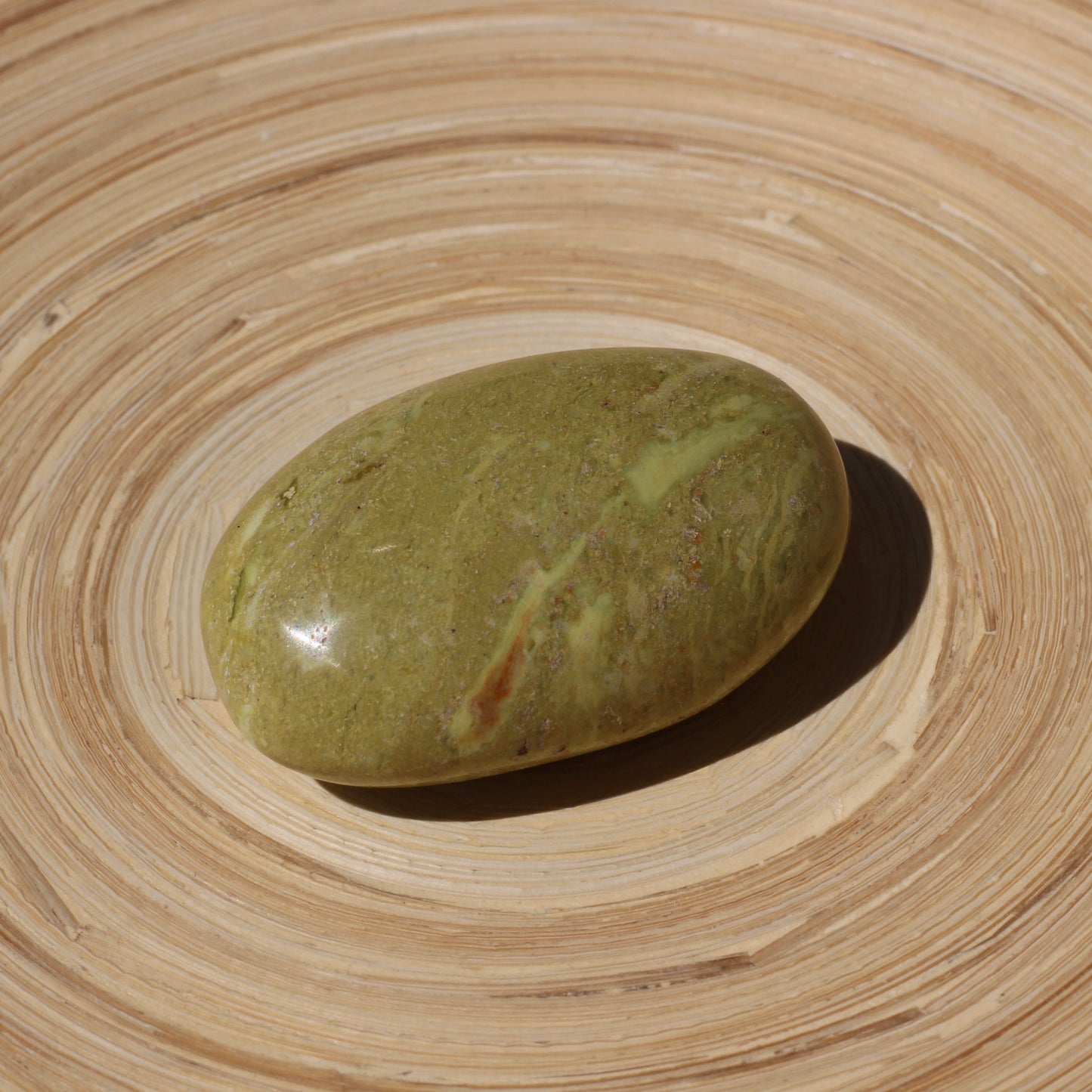 Green Opal (Mini Palm Stone) (No.3) - Emit Energy