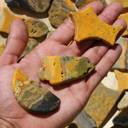 Bumblebee Jasper (Raw Chips) - Medium - Emit Energy