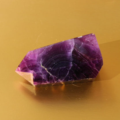 Purple Fluorite Point (No.7) (Extra High Quality) - Emit Energy