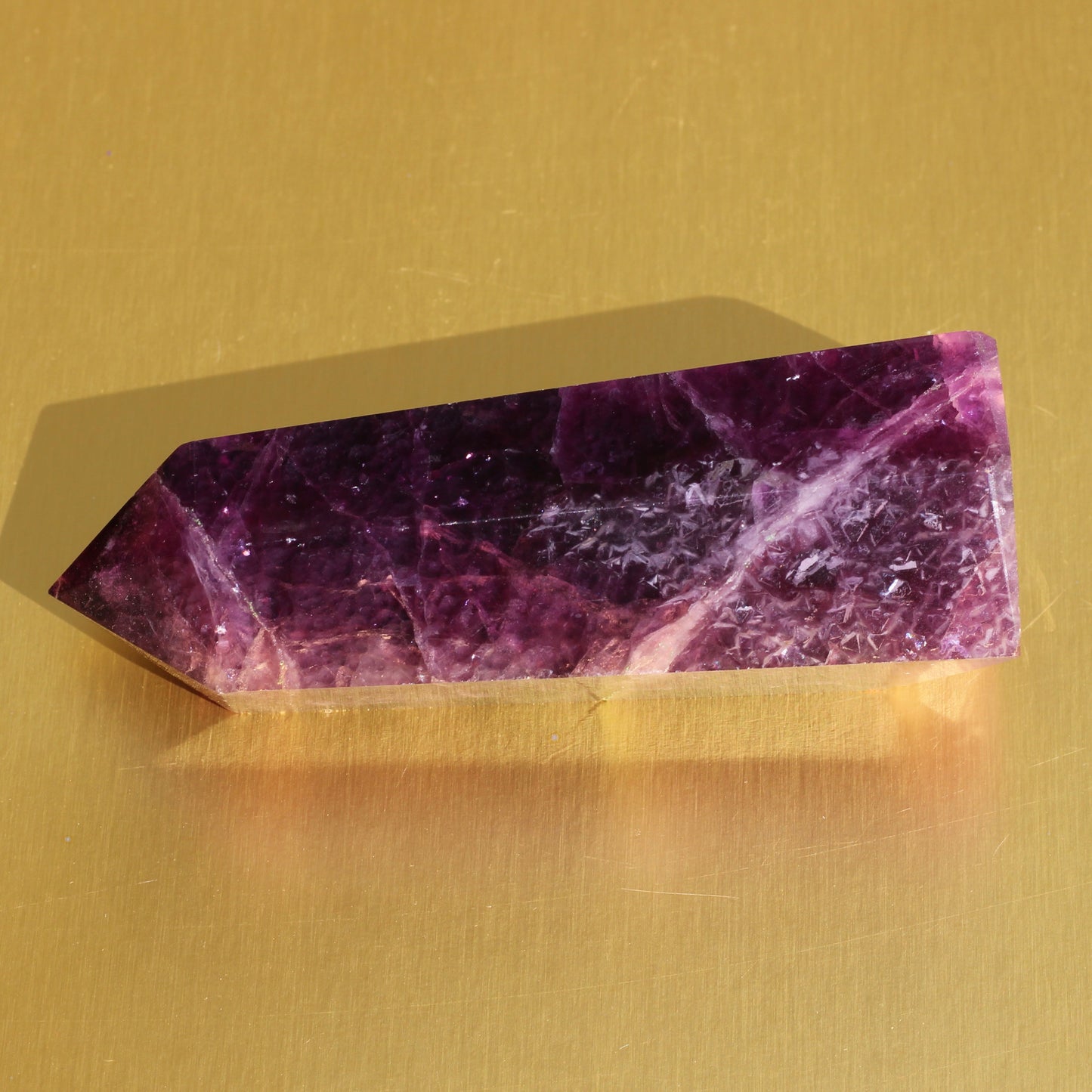 Purple Fluorite Point (No.1) (Extra High Quality) - Emit Energy