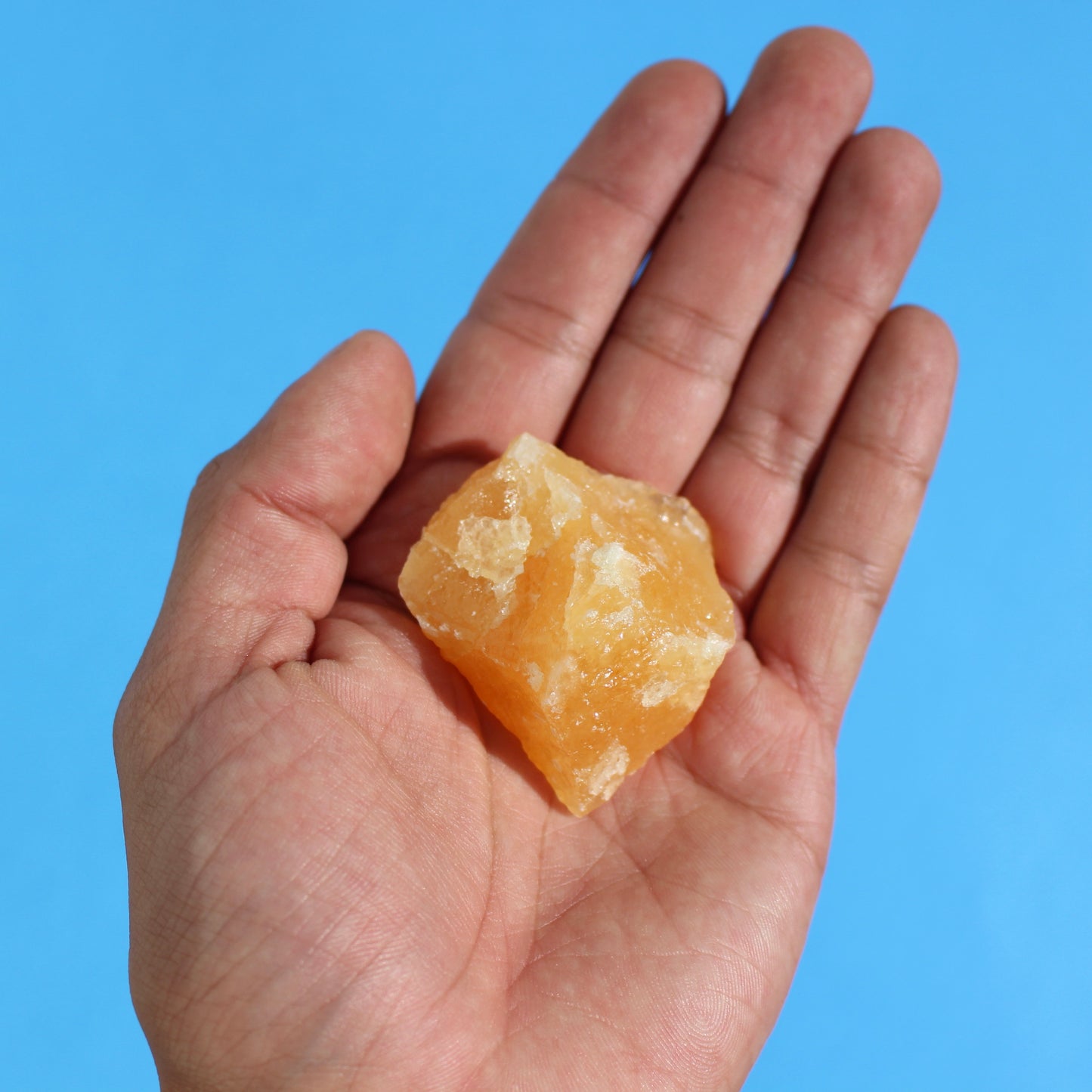 Orange Calcite (Raw) - Medium - Emit Energy