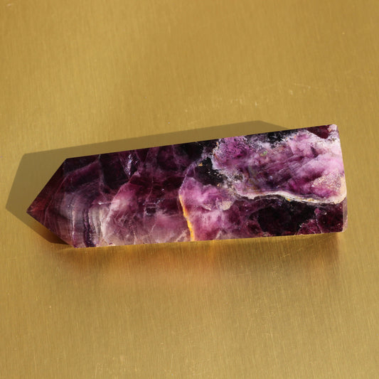 Purple Fluorite Point (No.2) (Extra High Quality) - Emit Energy