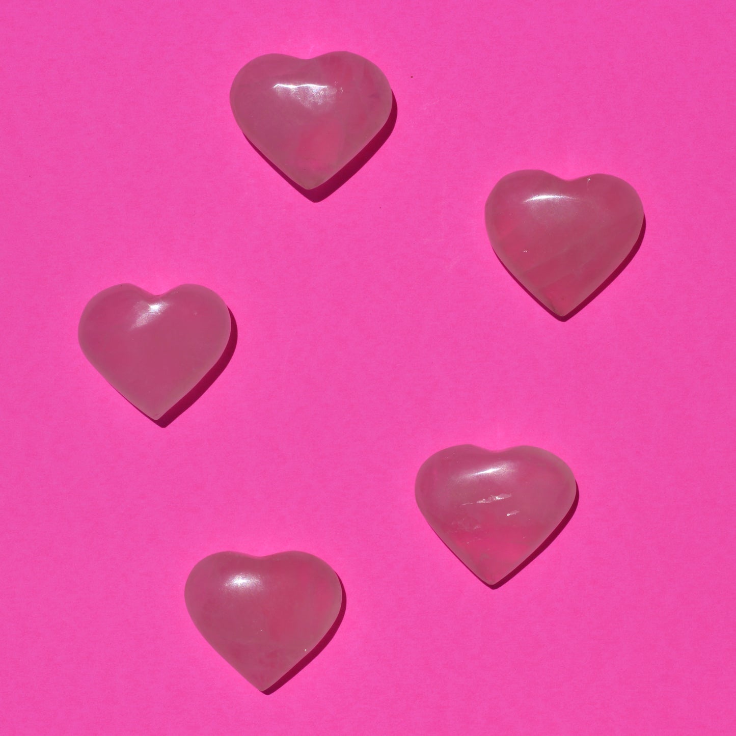 Rose Quartz Mini Hearts - Emit Energy