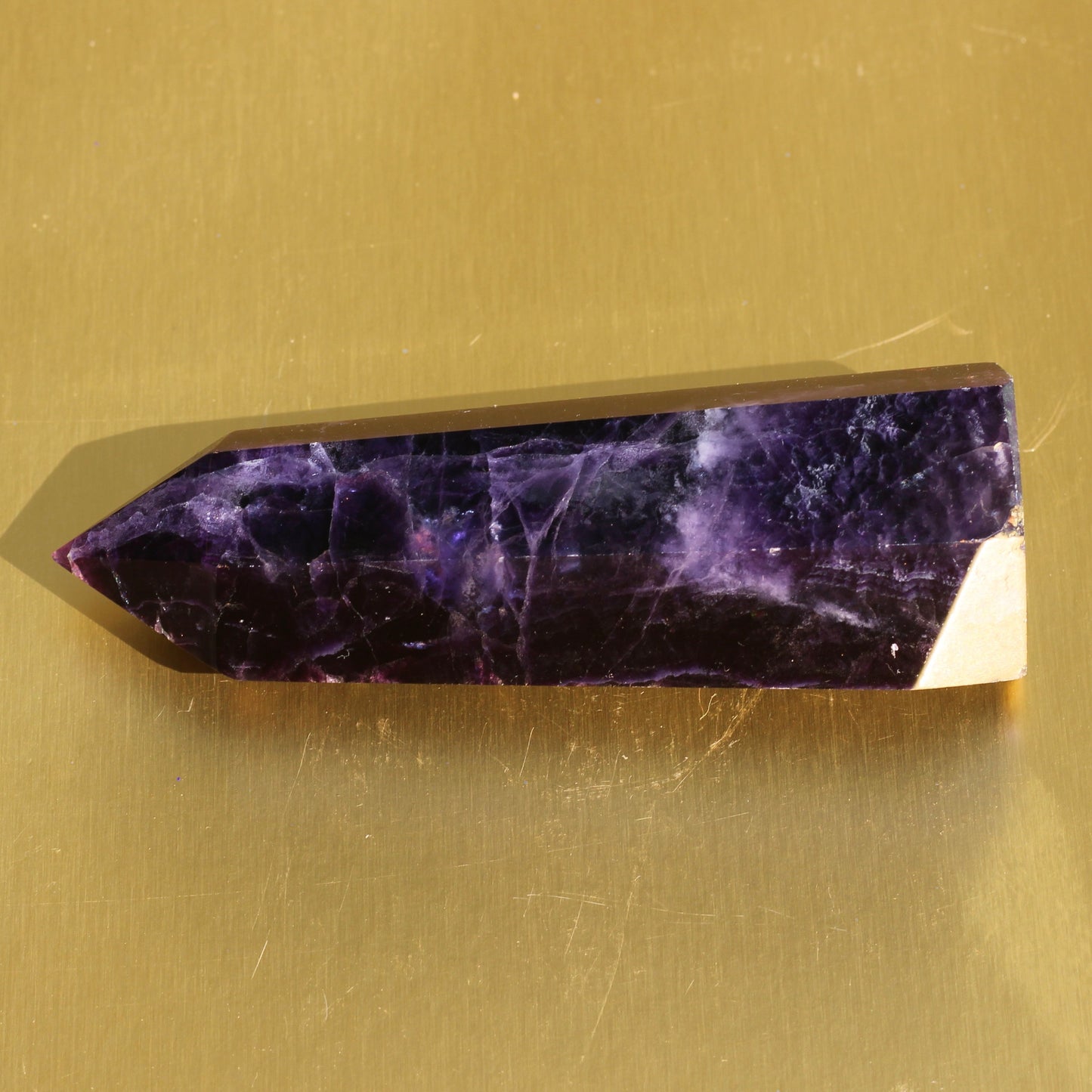 Purple Fluorite Point (No.3) (Extra High Quality) - Emit Energy