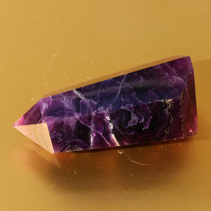 Purple Fluorite Point (No.7) (Extra High Quality) - Emit Energy