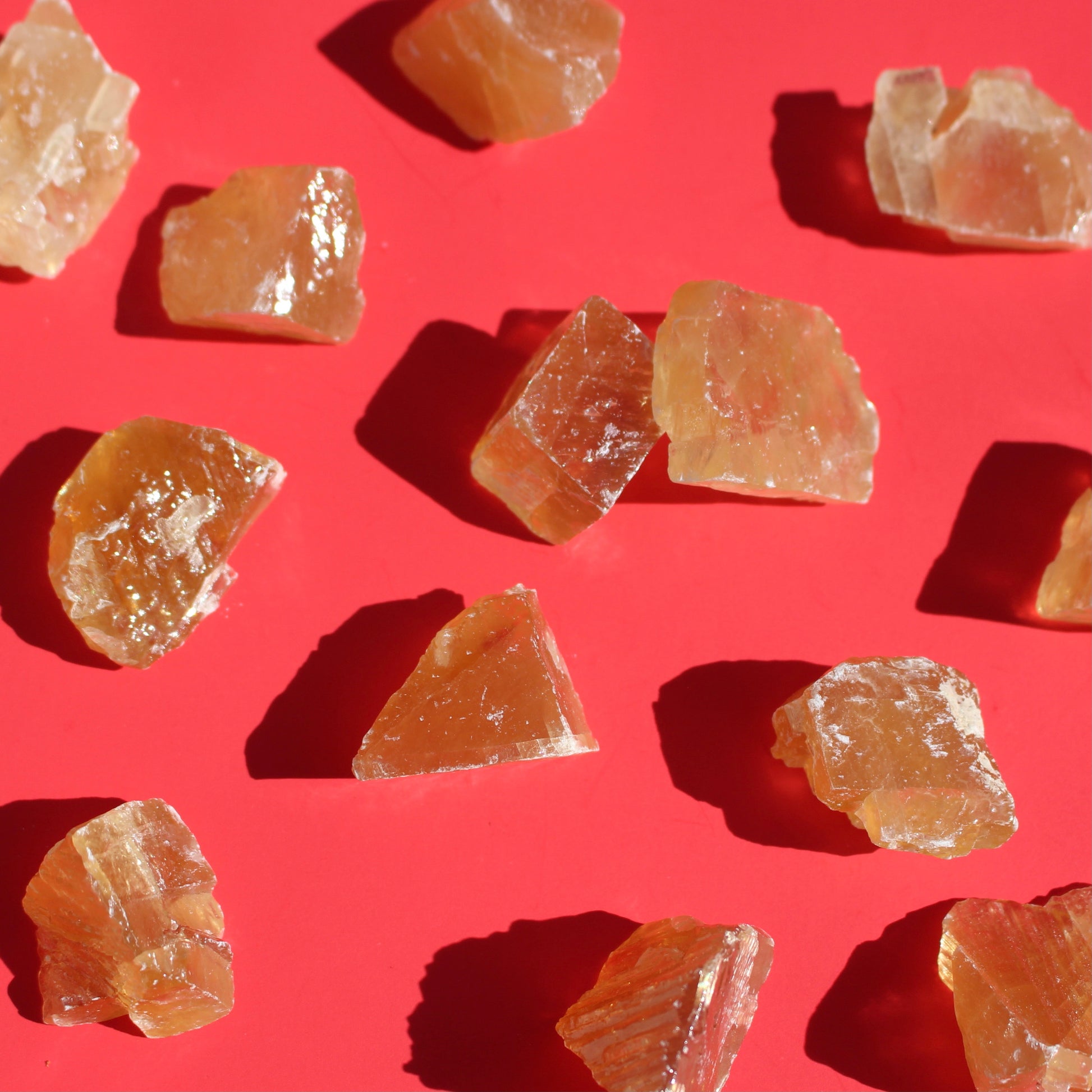 Honey Calcite (Raw) - crystal - Emit Energy