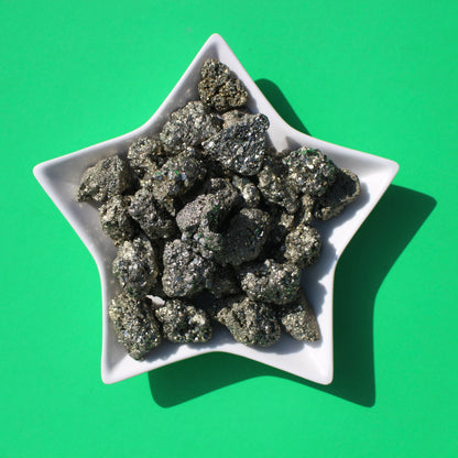 Pyrite (Raw Tumbles) - Emit Energy