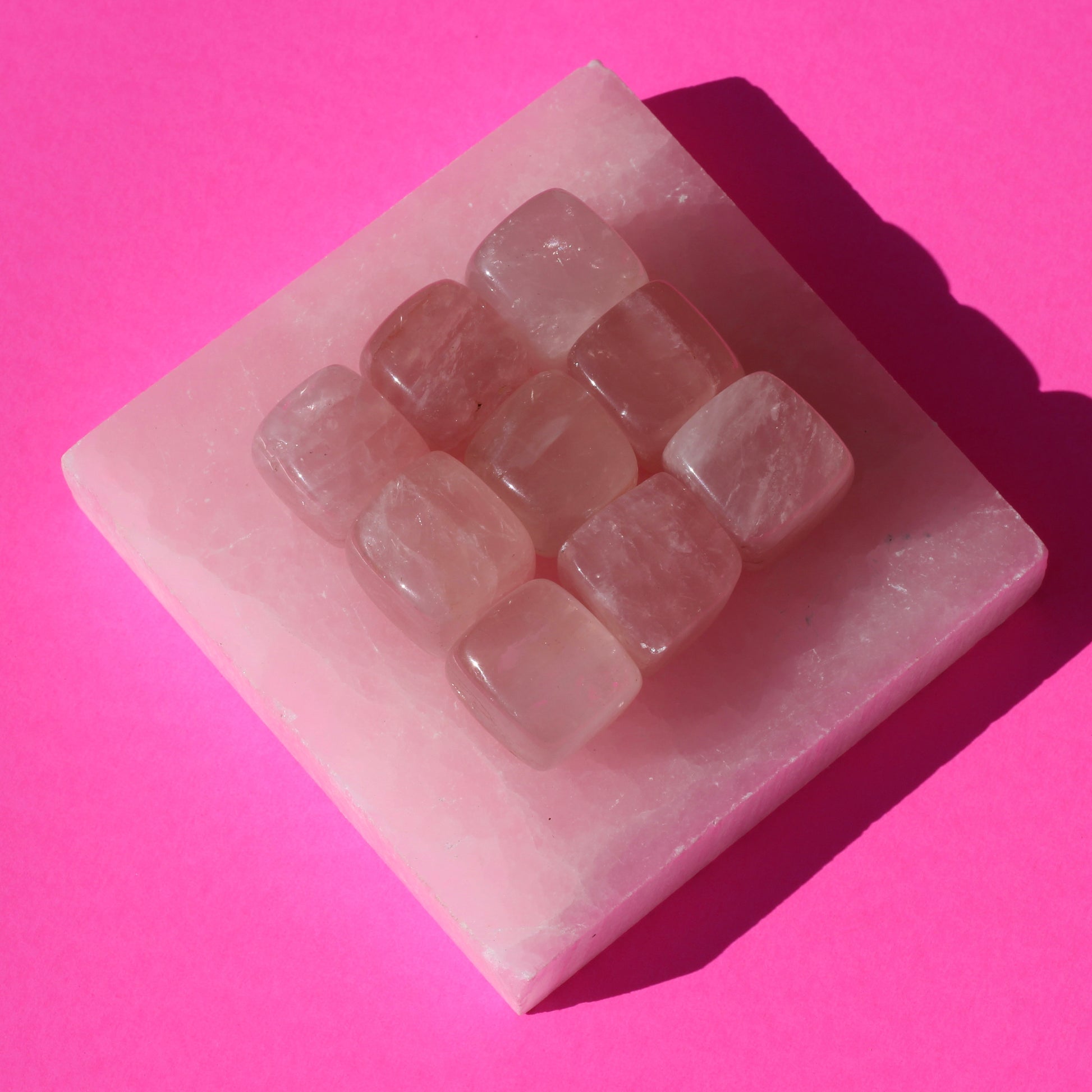 Rose Quartz (Cube Tumbles) - Emit Energy