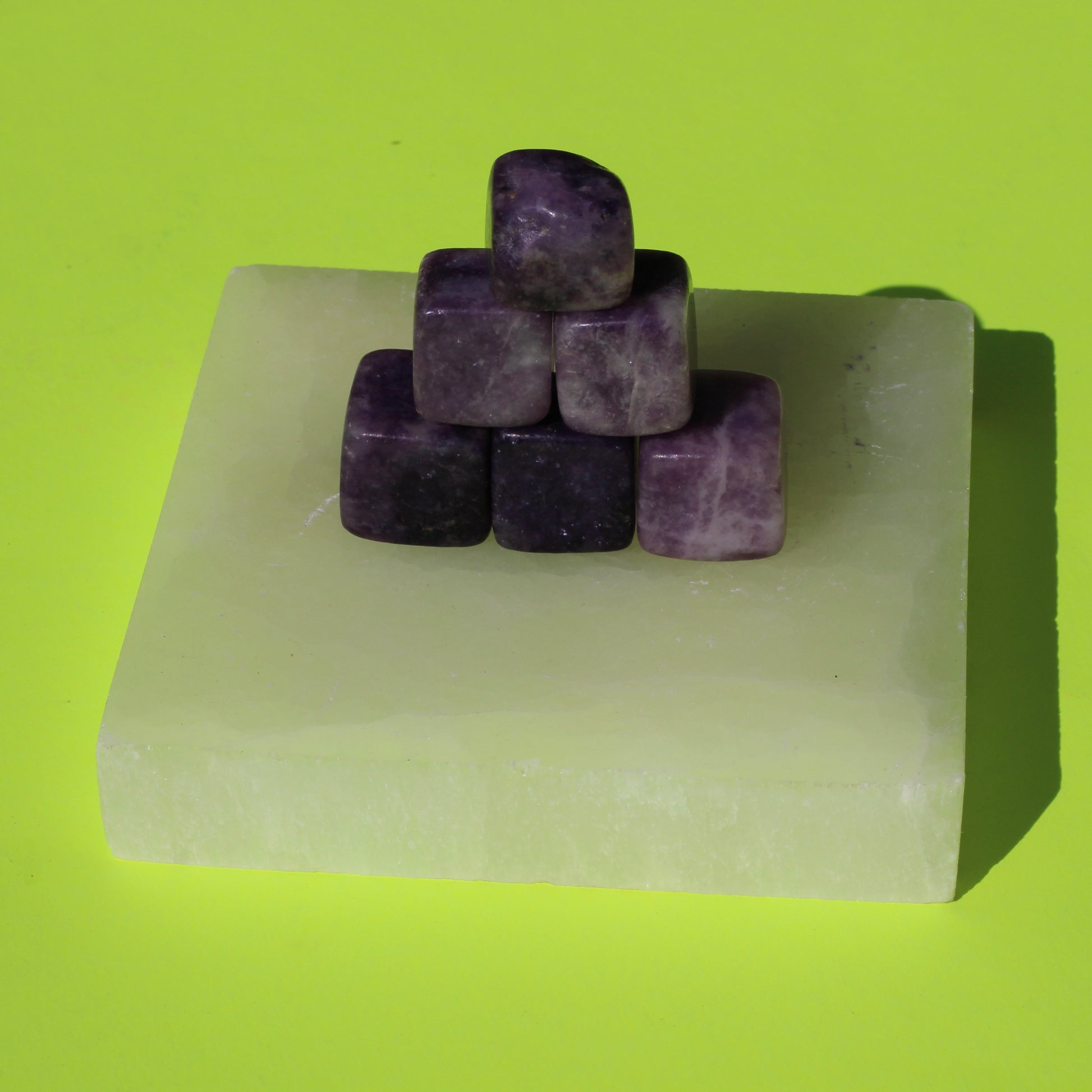 Lepidolite (Cube Tumbles) - Emit Energy