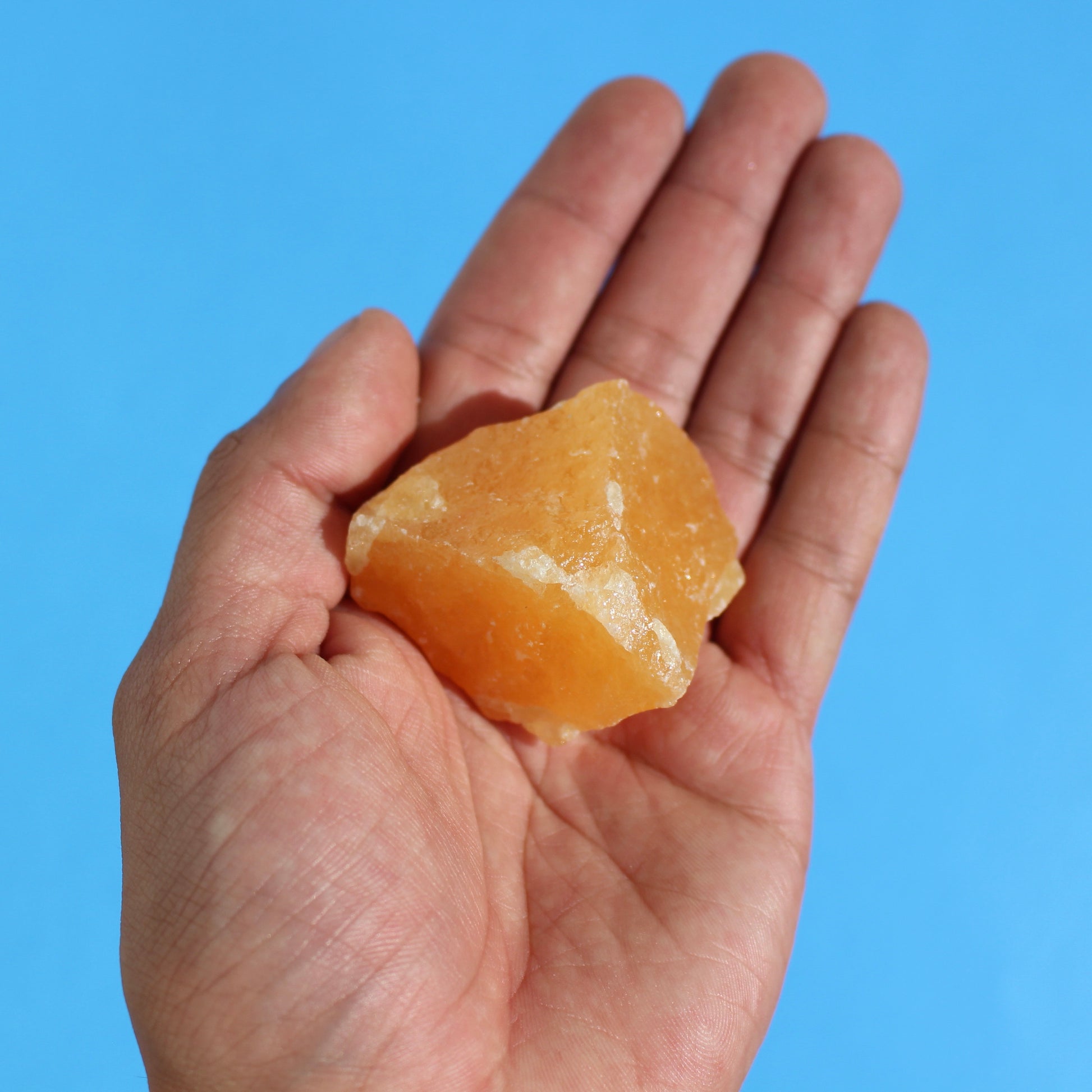 Orange Calcite (Raw) - Large - Emit Energy