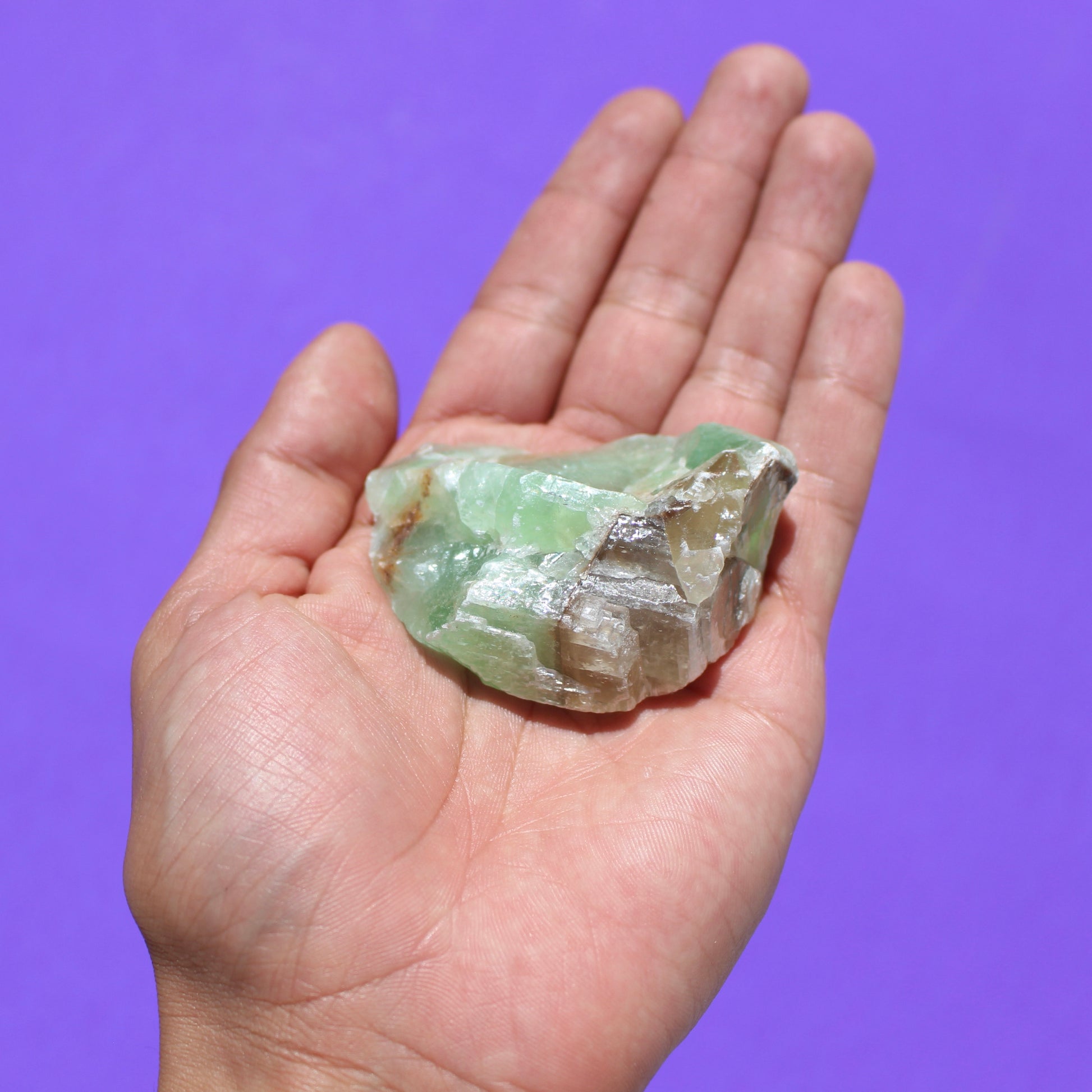 Green Calcite (Raw) - Large - crystal - Emit Energy