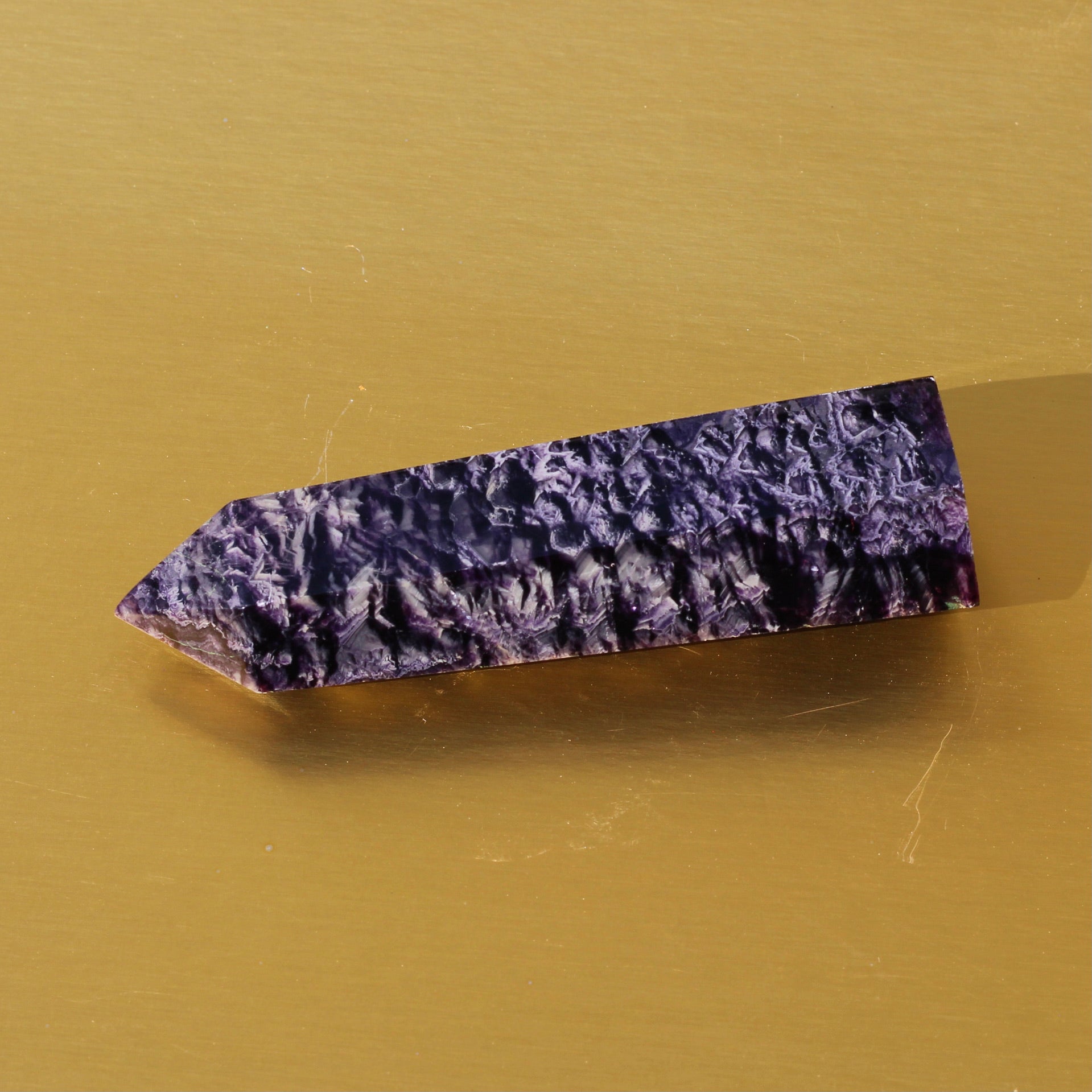 Purple Fluorite Point (No.5) (Extra High Quality) - Emit Energy