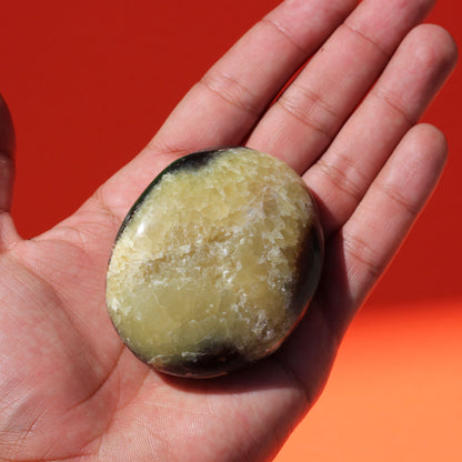 Septarian Jasper Palm Stone (No.3) - Emit Energy