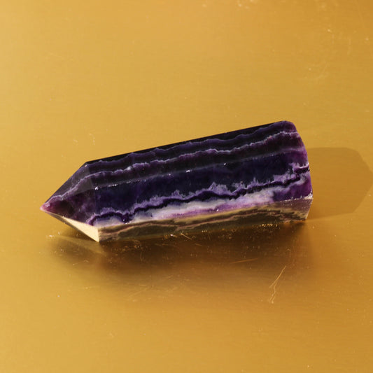 Purple Fluorite Point (No.6) (Extra High Quality) - Emit Energy